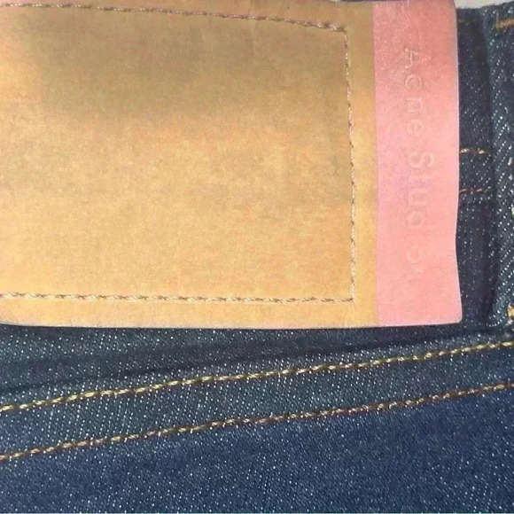 Acne Studios Bla Konst Jeans In Peg Indigo Size 27 EUC! - Picture 8 of 9